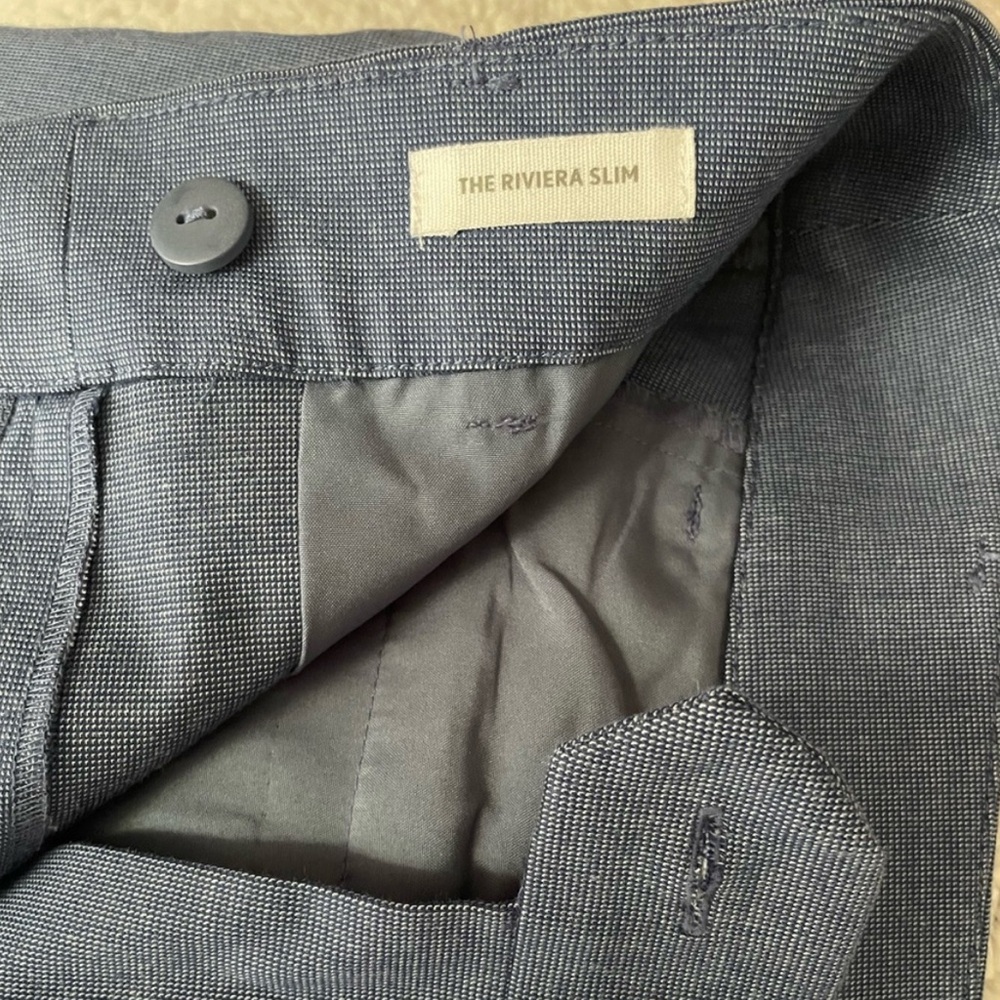 LOFT Blue Dress Pants - Picture 5 of 8
